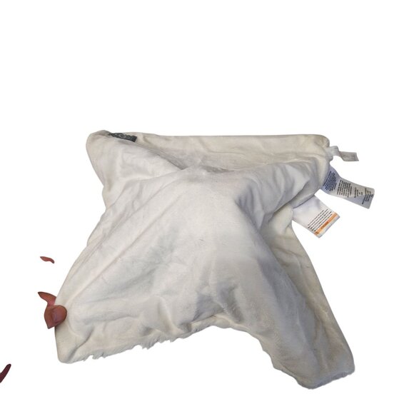 UGG Unicorn Security Blanket Lovey Plush White Faux Fur - Picture 2 of 3